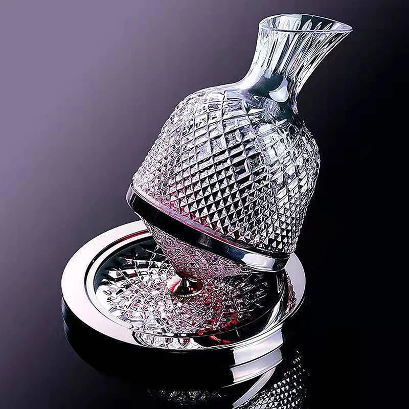 Prestige Crystal Rotating Decanter - Hayes Carter