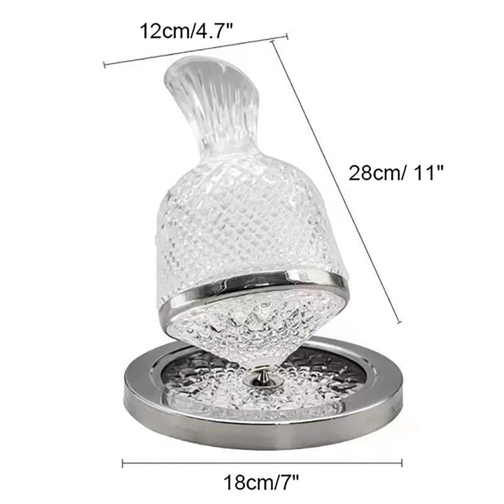 Prestige Crystal Rotating Decanter - Hayes Carter