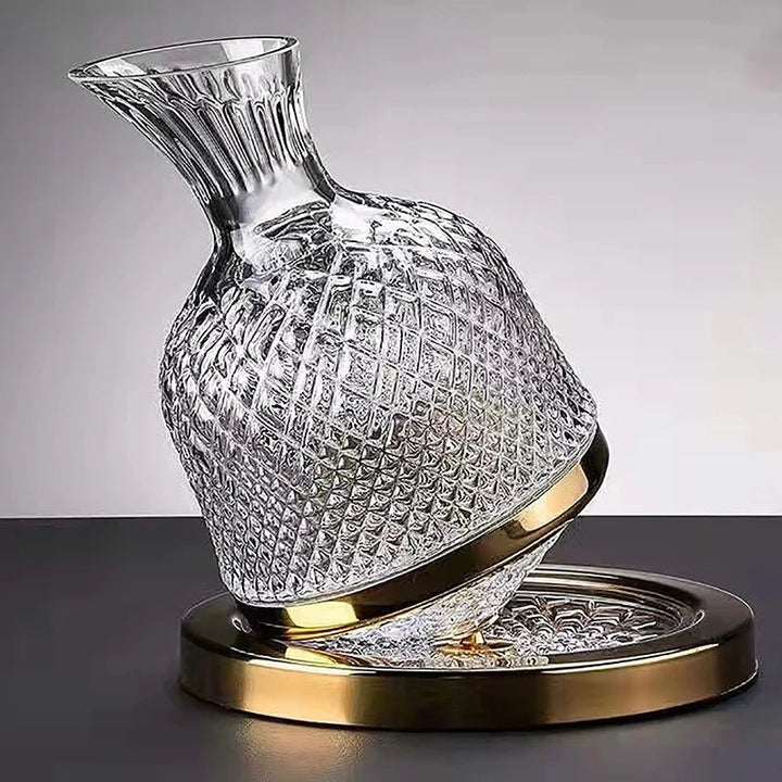 Prestige Crystal Rotating Decanter - Hayes Carter