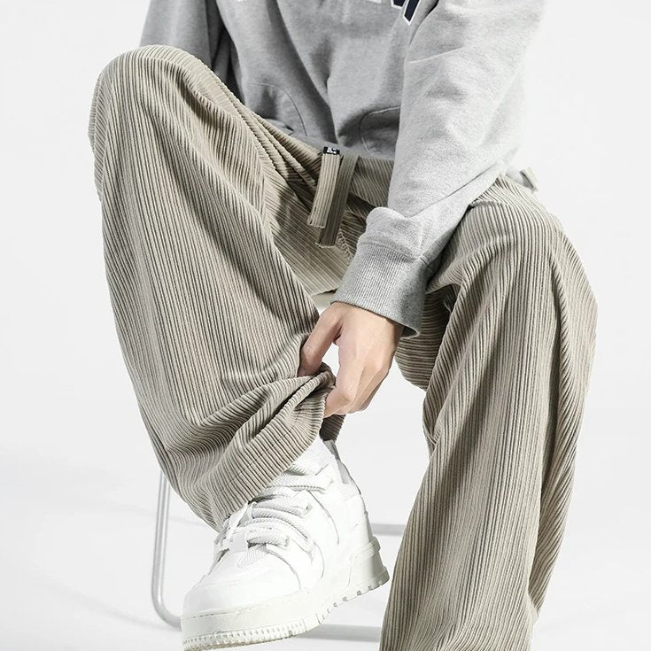 "Retro Comfort" Corduroy Sweatpants - Hayes Carter