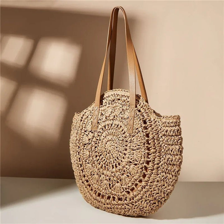 Riviera Retro Straw Shoulder Bags - Hayes Carter