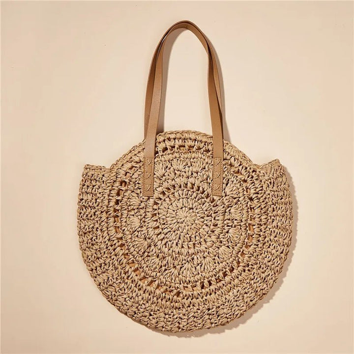 Riviera Retro Straw Shoulder Bags - Hayes Carter