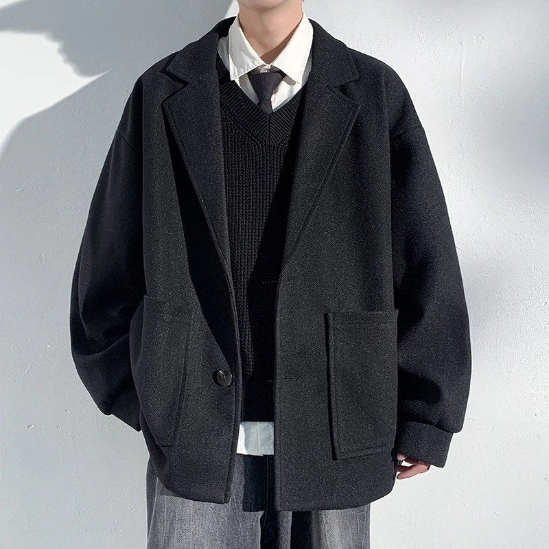 Salvatori Wool Jacket - Hayes Carter