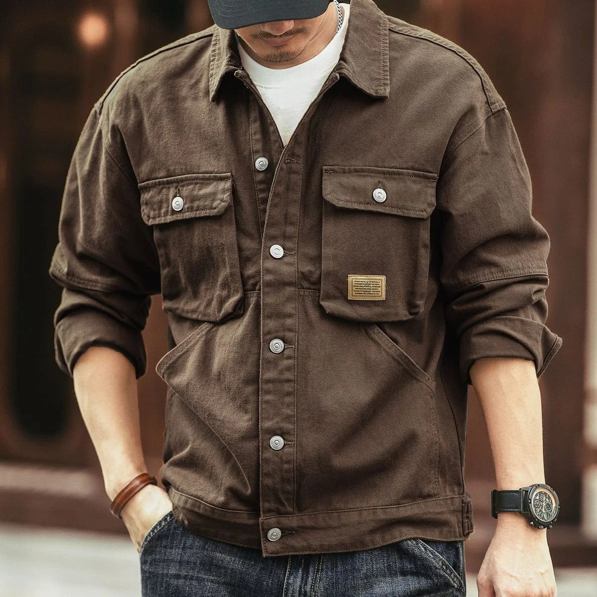 Santorelli Denim Jacket - Hayes Carter