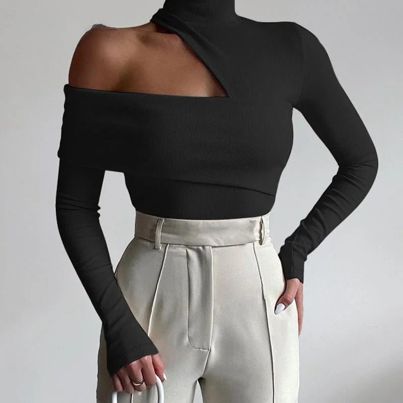 Seren Tilt Turtleneck Bodysuit - Hayes Carter