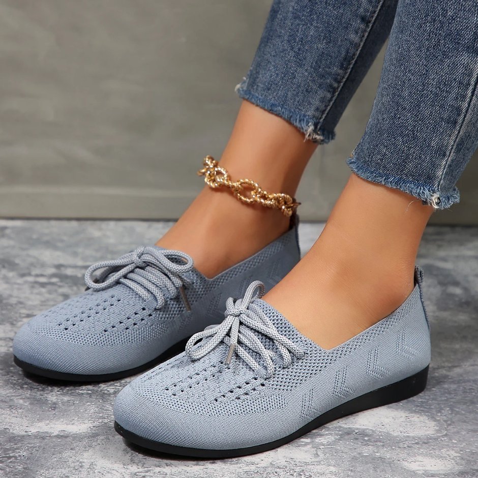 Women's Sophia Lace - up Flats - Hayes Carter