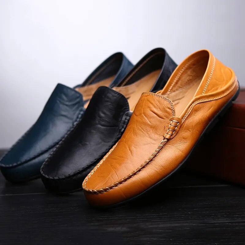 Le'vidal Men's Leather Loafers