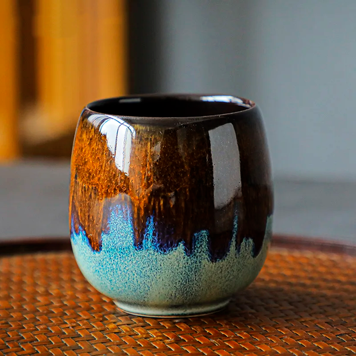 Italian Abstract Ceramic Coffee Cup